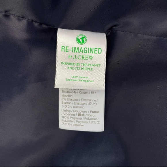 J. Crew Willa Stretch Velveteen Blazer 4 Blue - Picture 14 of 15